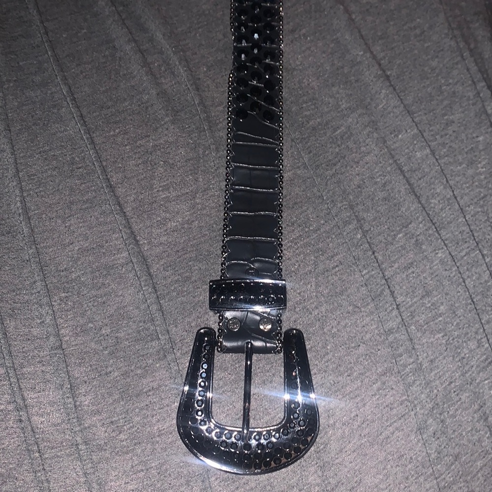 Bb belt black and grey